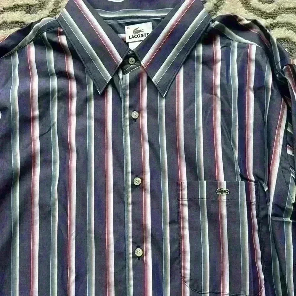 Lacoste men’s dress shirt size 45 (XL) NWOT